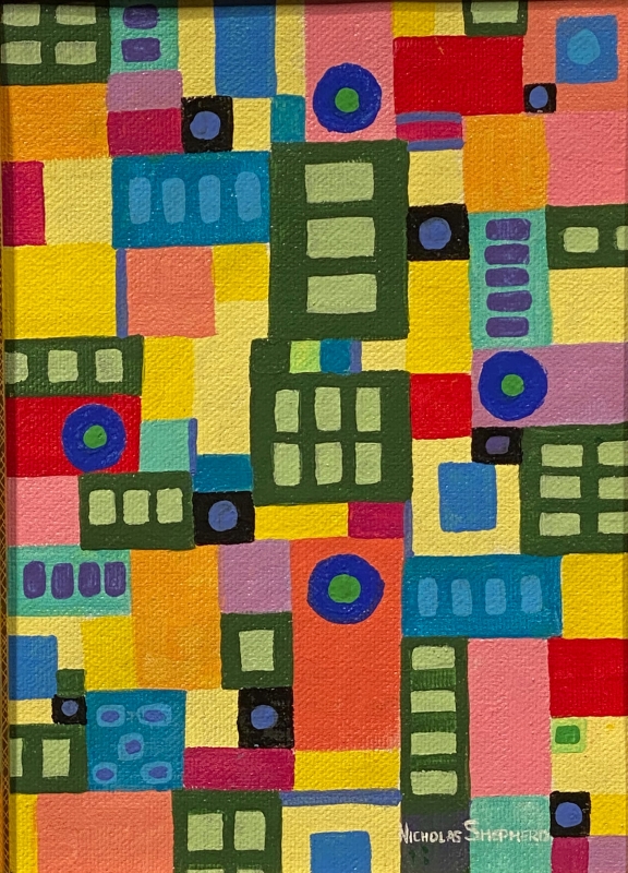 Color Block I by artist Nicholas Shepherd